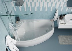 Акриловая ванна Vagnerplast Avona 150x90 L VPBA159AVO3LX-04