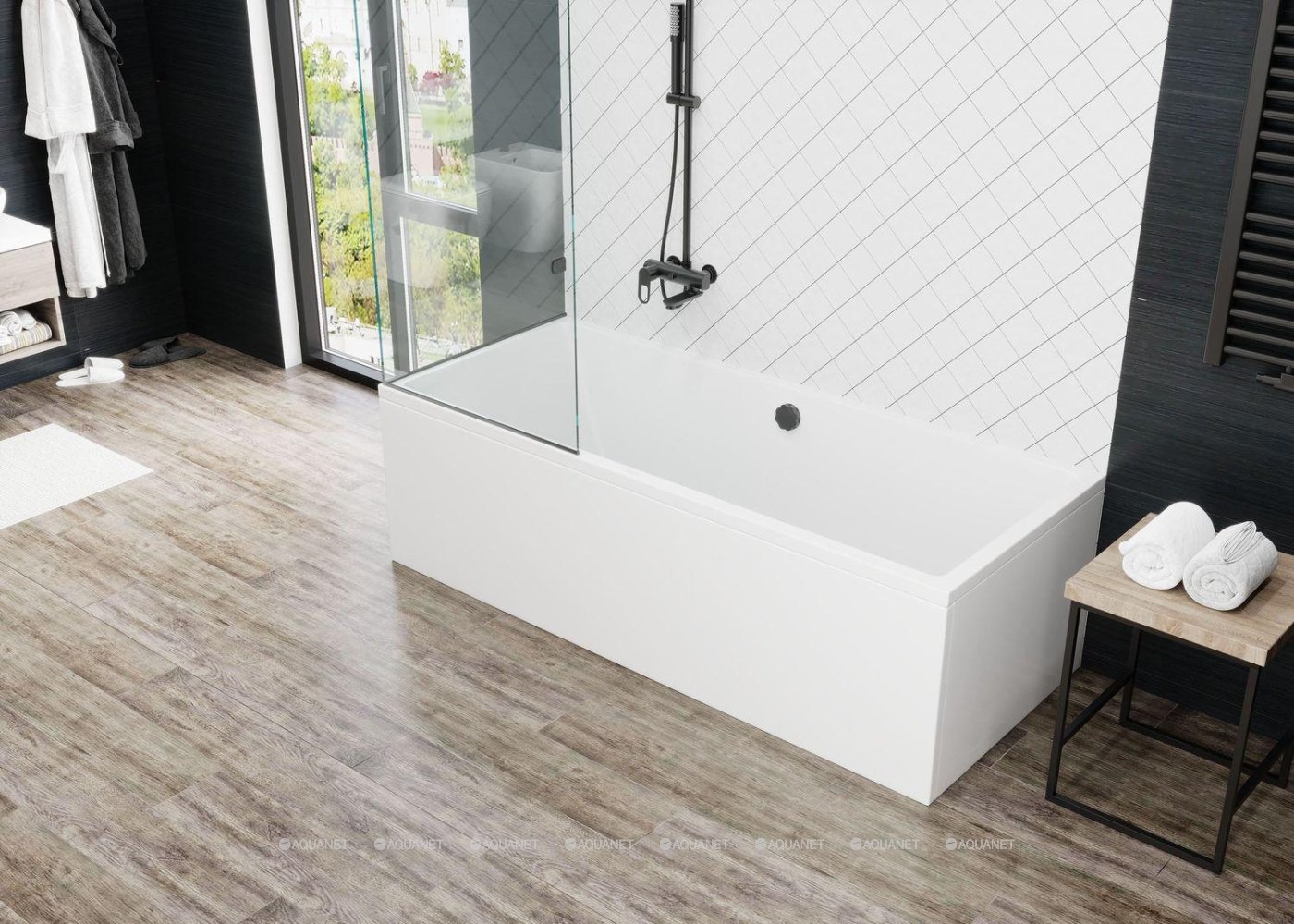 Акриловая ванна Vagnerplast Cavallo 180x80 VPBA180CAV2X-04