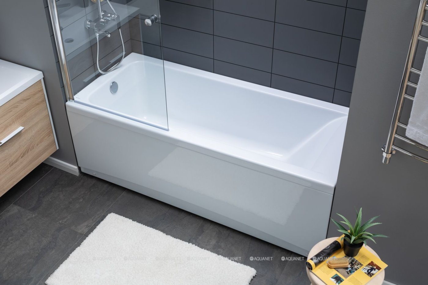 Фронтальный экран Aquanet Bright 175