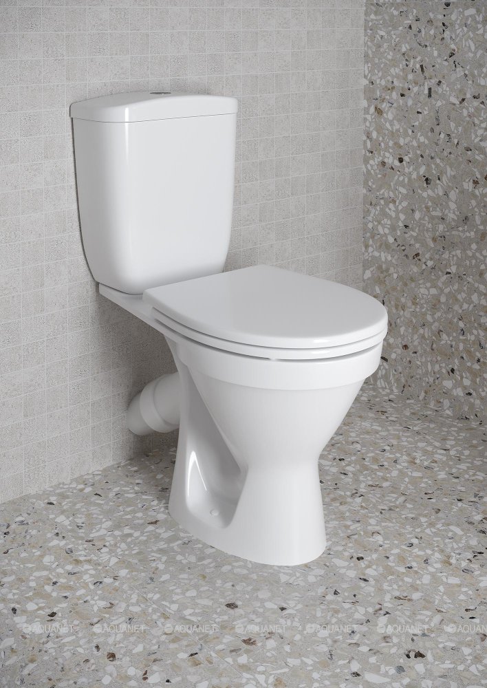 Унитаз-компакт напольный Norm Blanc Duroplast 9837B099-7202