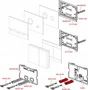 Кнопка смыва AlcaPlast Stripe-GL1204